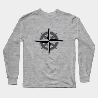 Compass Rose Adventure and Travel Long Sleeve T-Shirt